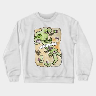 Map of Italy Crewneck Sweatshirt